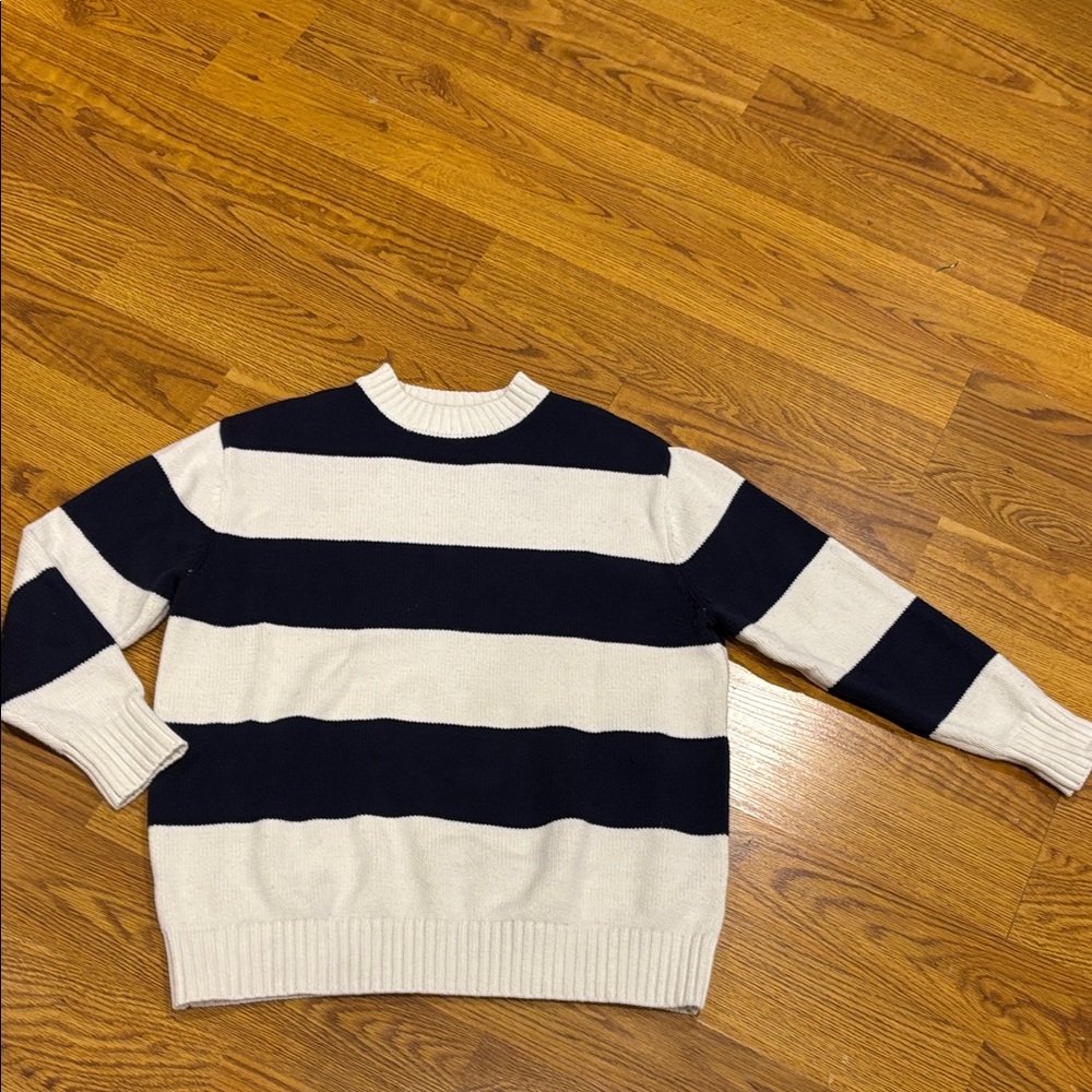 Striped Crew Neck Sweater
